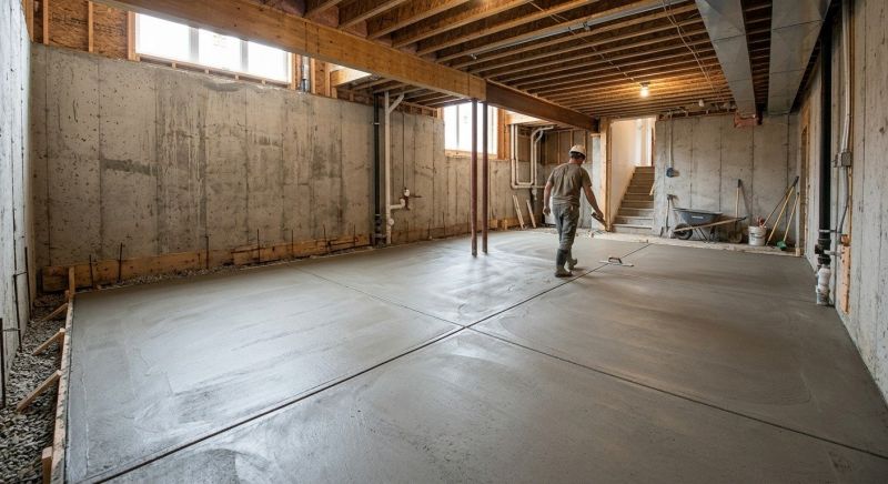 Basement Slab Installation in Fort Wayne, IN