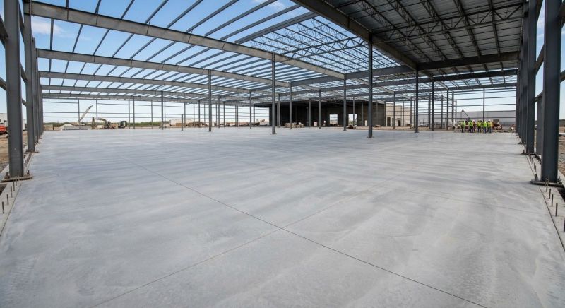 Commercial Slab Installation in Columbia, SC