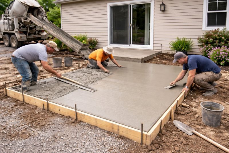 Concrete Porch Installation in Denver, CO